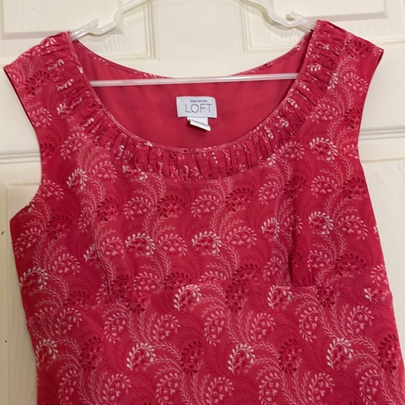 Loft Red Top Size 10 - Picture 2 of 6